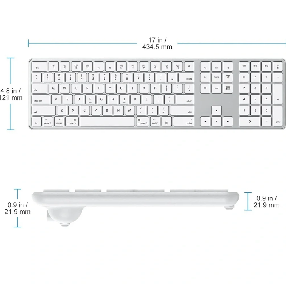 Omoton wireless keyboard, designed for Mac